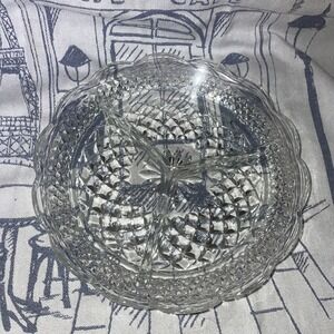 Vintage Anchor‎ Hocking Wexford Divided Tray 8.5" Serving Dish